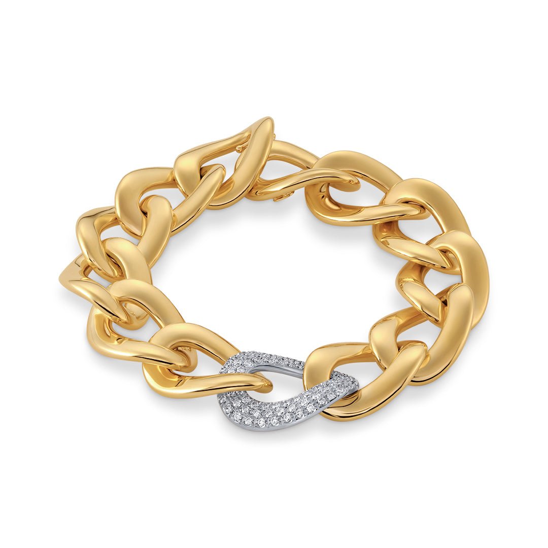 Curb Link Diamond Bracelet - Dracakis Jewellers Curb Link Diamond Bracelet - Dracakis Jewellers