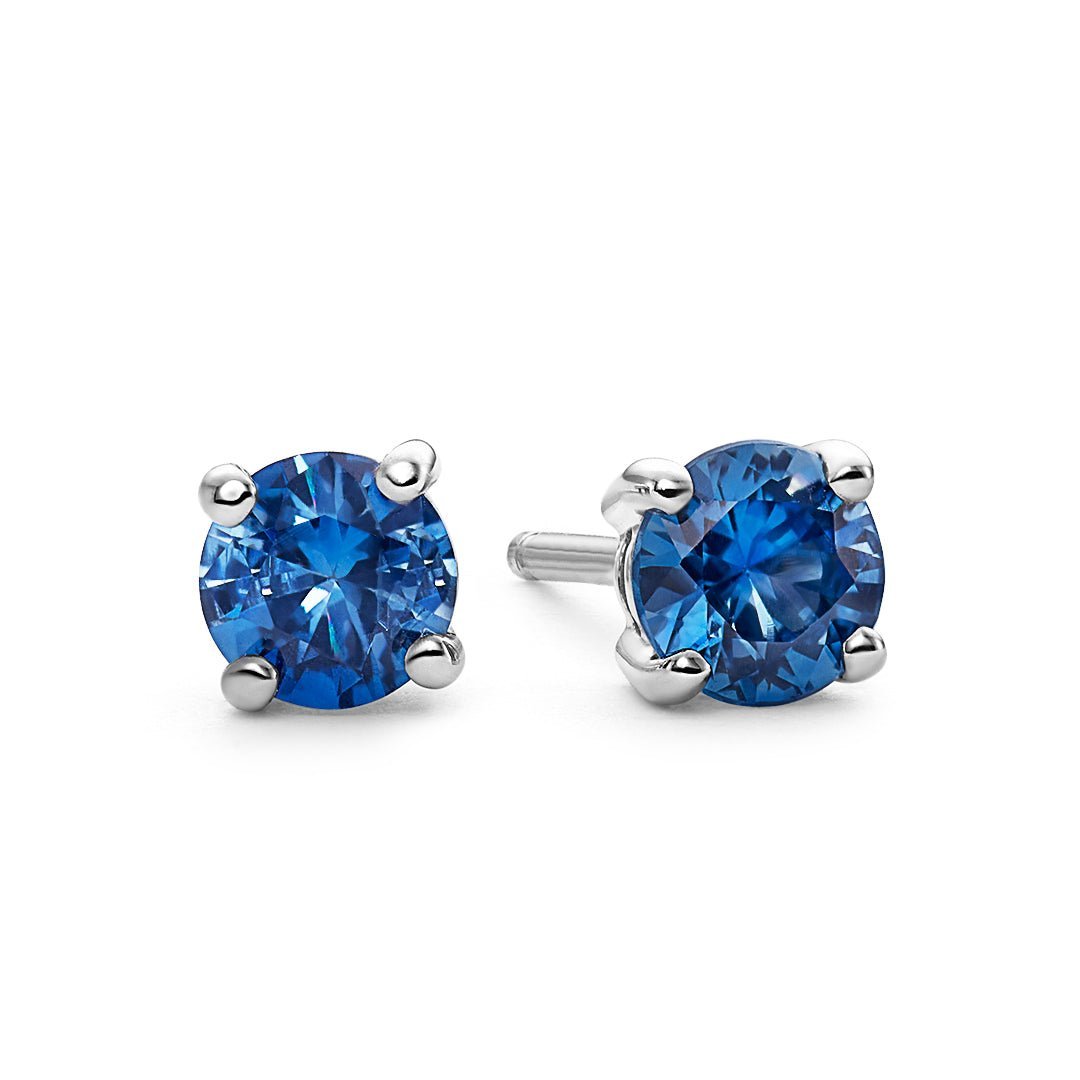 Australian Blue Sapphire Earrings - Dracakis Jewellers Australian Blue Sapphire Earrings - Dracakis Jewellers