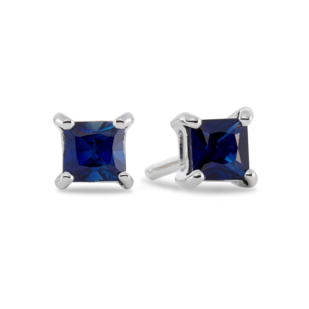 Blue Sapphire Stud Earrings - Dracakis Jewellers Blue Sapphire Stud Earrings - Dracakis Jewellers