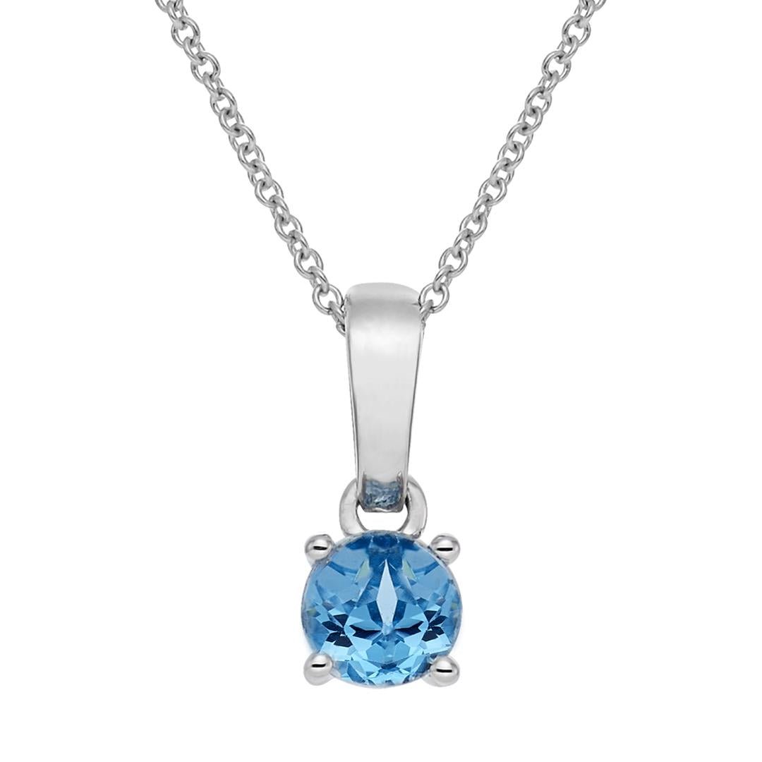 Blue Topaz Pendant - Dracakis Jewellers Blue Topaz Pendant - Dracakis Jewellers