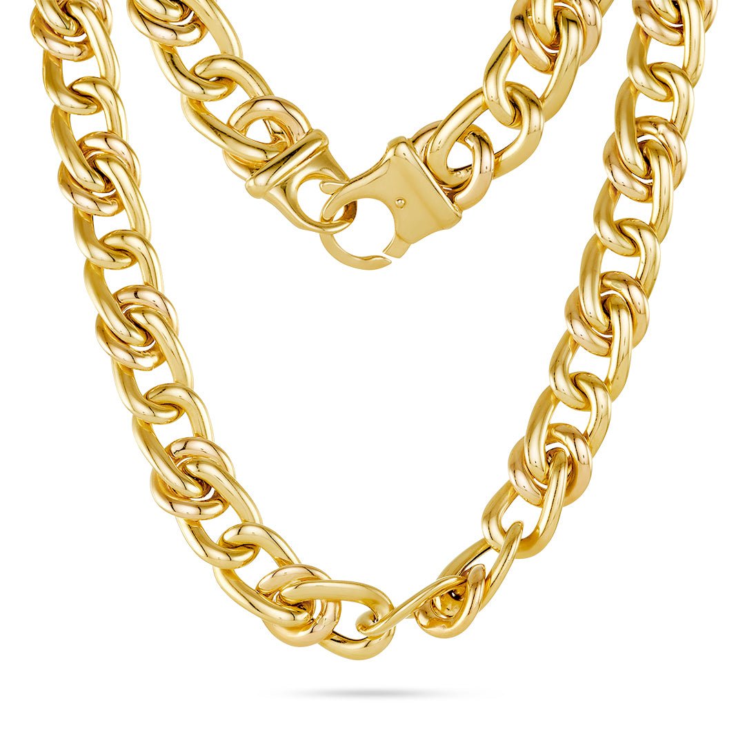 Chunky Gold Chain Necklace - Dracakis Jewellers Chunky Gold Chain Necklace - Dracakis Jewellers