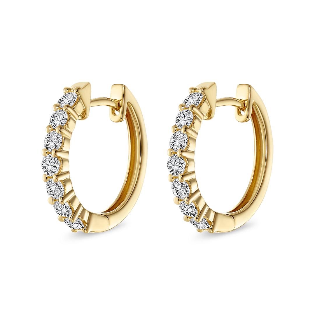 Diamond Hoop Earrings - Dracakis Jewellers Diamond Hoop Earrings - Dracakis Jewellers