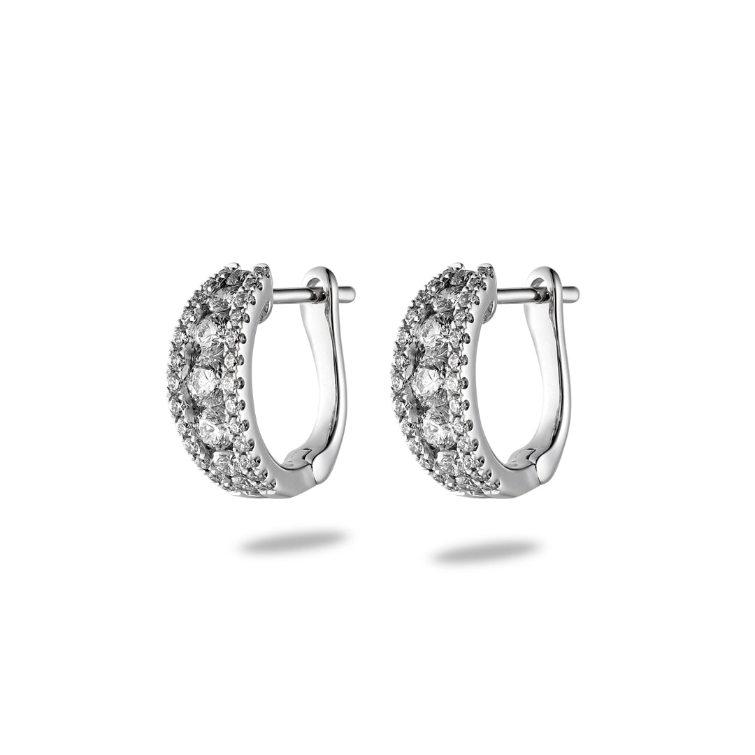 Diamond Hoop Earrings - Dracakis Jewellers Diamond Hoop Earrings - Dracakis Jewellers