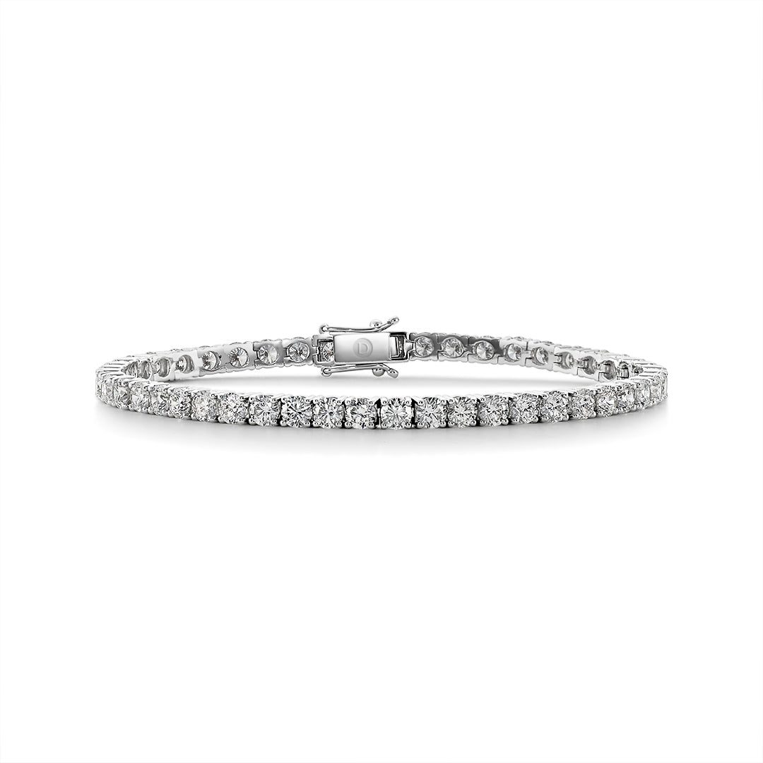 Diamond Tennis Bracelet (8.44ct) - Dracakis Jewellers