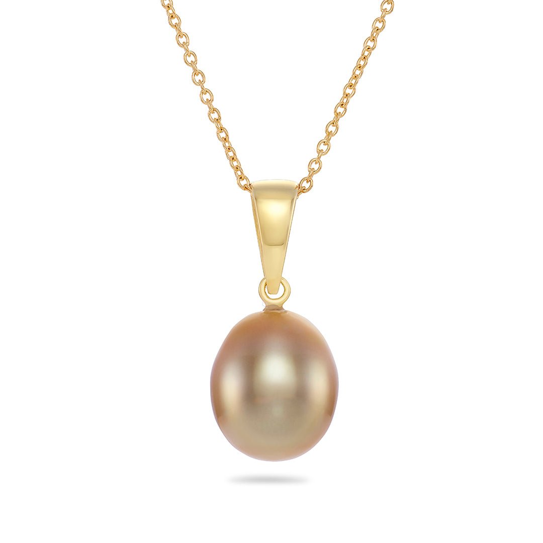 Golden South Sea Pearl Pendant - Dracakis Jewellers Golden South Sea Pearl Pendant - Dracakis Jewellers