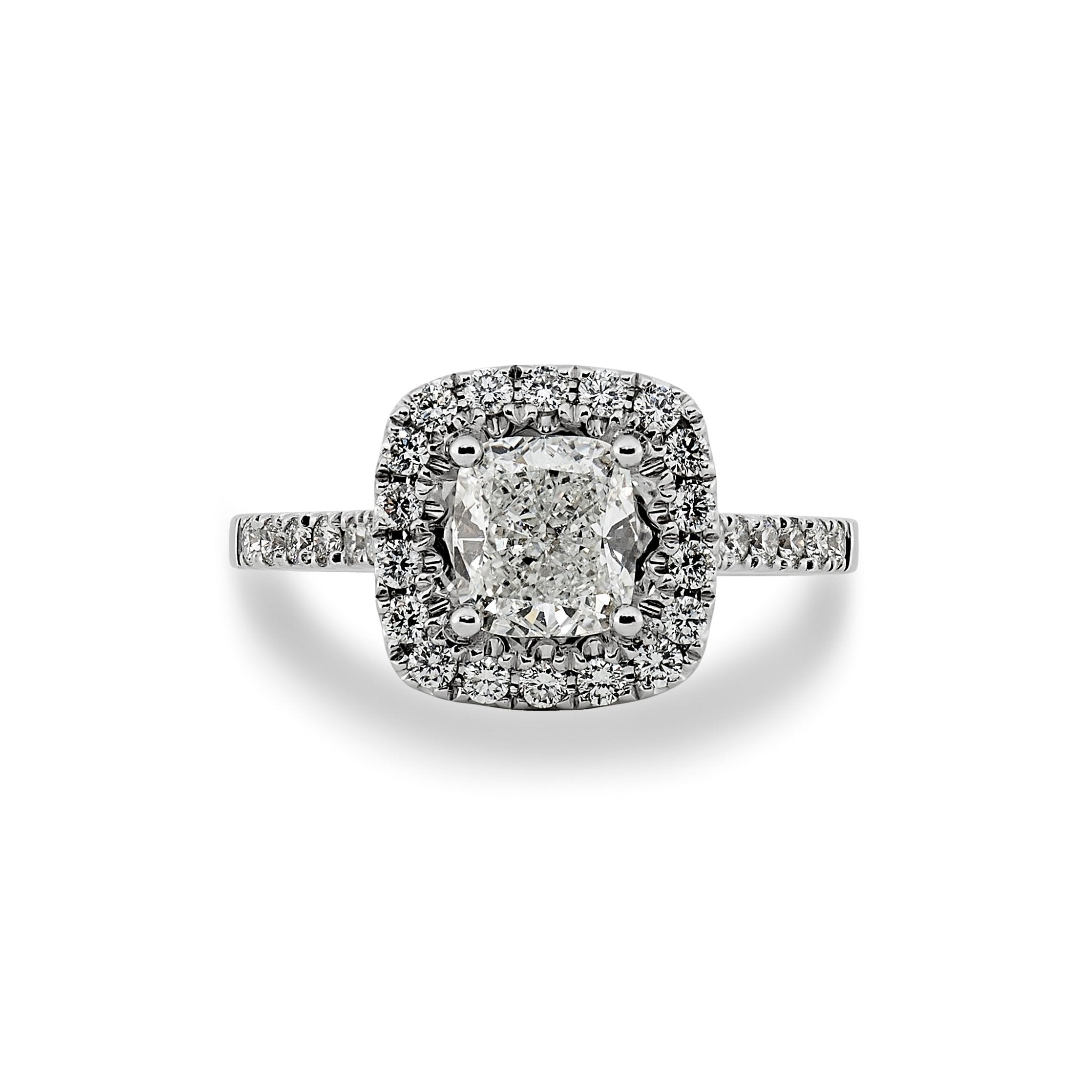 Cushion Cut Diamond Engagement Ring - Dracakis Jewellers Cushion Cut Diamond Engagement Ring - Dracakis Jewellers