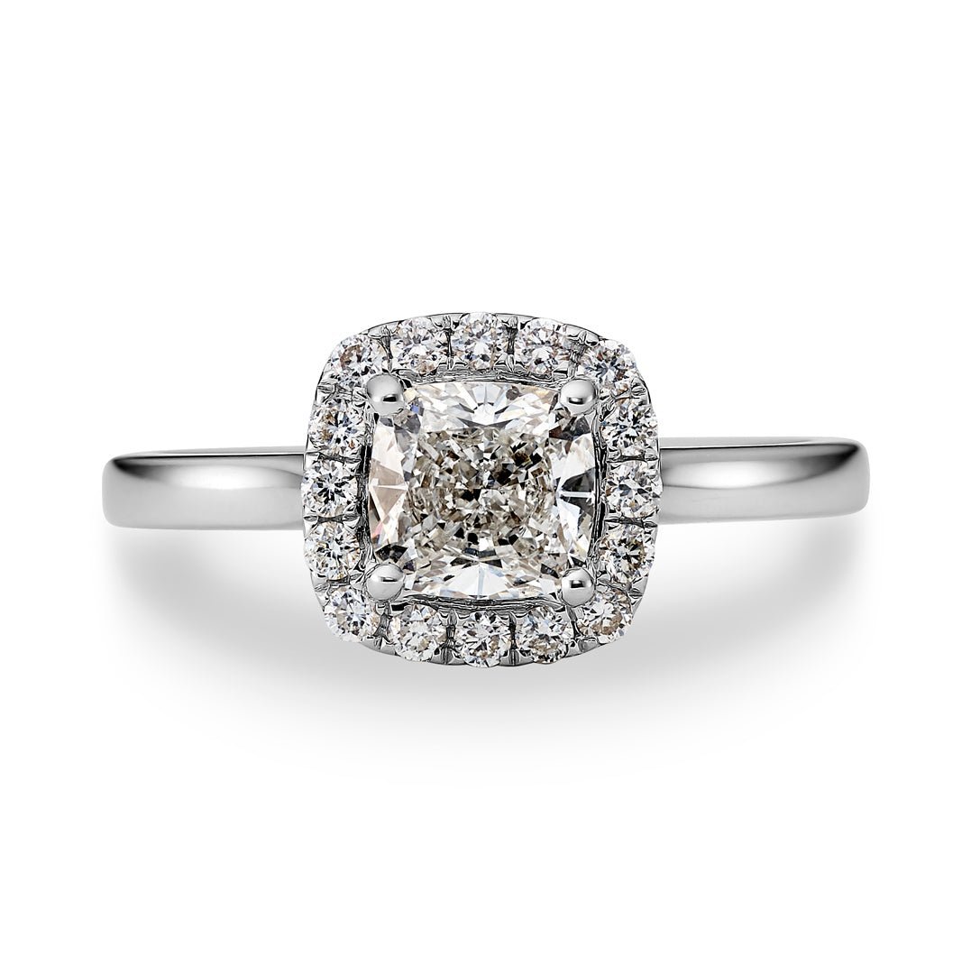 Cushion Cut Diamond Engagement Ring - Dracakis Jewellers Cushion Cut Diamond Engagement Ring - Dracakis Jewellers