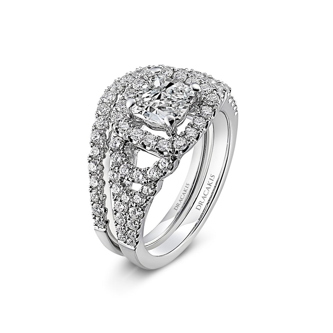 Cushion Cut Diamond Engagement Ring - Dracakis Jewellers Cushion Cut Diamond Engagement Ring - Dracakis Jewellers