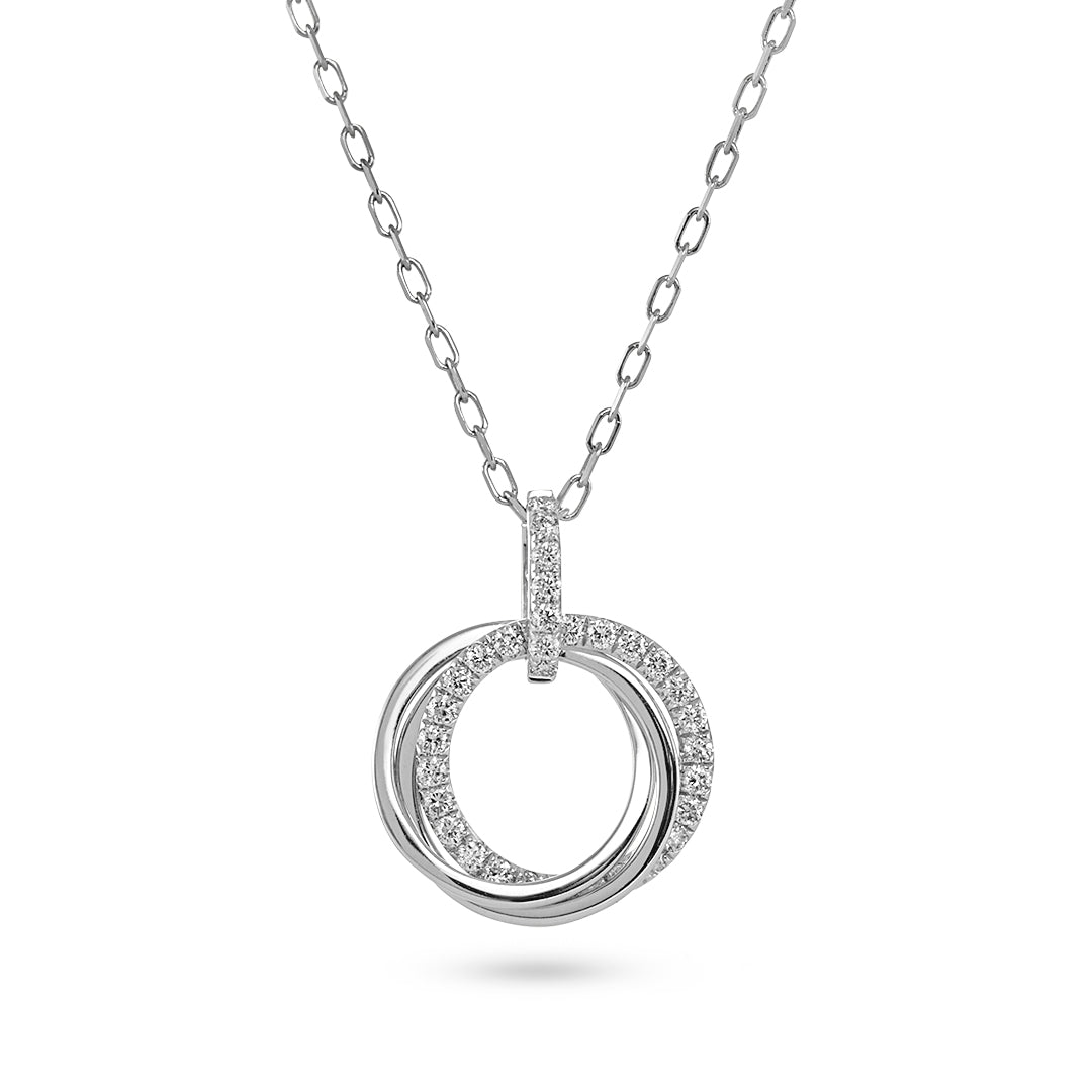 Diamond Circle Pendant - Dracakis Jewellers Diamond Circle Pendant - Dracakis Jewellers