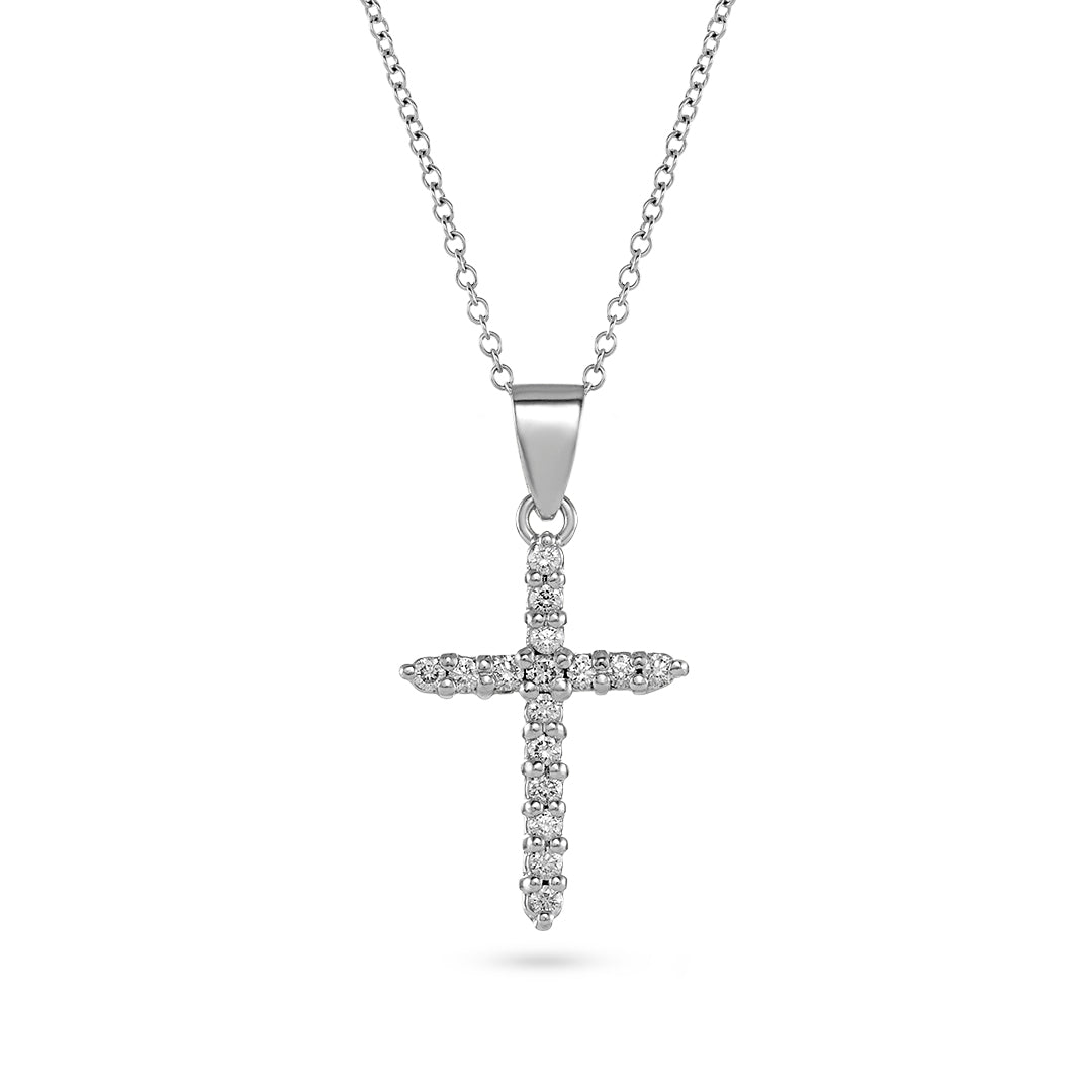 Diamond Cross Penant - Dracakis Jewellers Diamond Cross Penant - Dracakis Jewellers