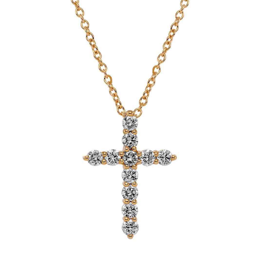 Diamond Cross Pendant - Dracakis Jewellers Diamond Cross Pendant - Dracakis Jewellers