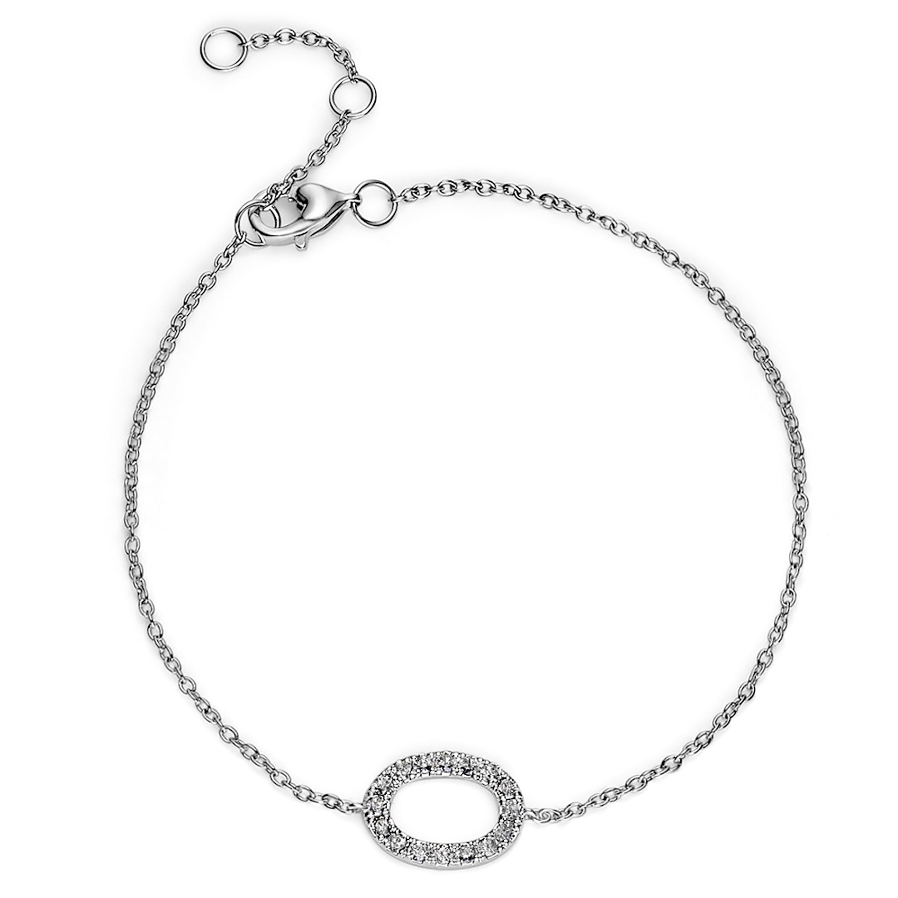 Diamond Oval Bracelet - Dracakis Jewellers