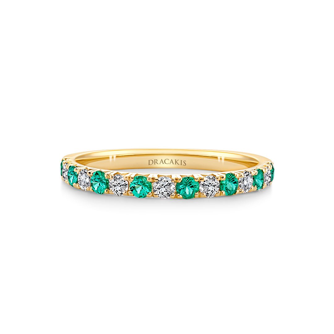 Emerald & Diamond Ring - Dracakis Jewellers Emerald & Diamond Ring - Dracakis Jewellers