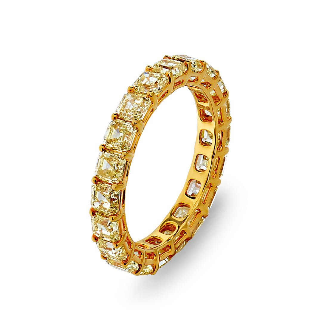 Fancy Vivid Yellow Diamond Eternity Band - Dracakis Jewellers Fancy Vivid Yellow Diamond Eternity Band - Dracakis Jewellers