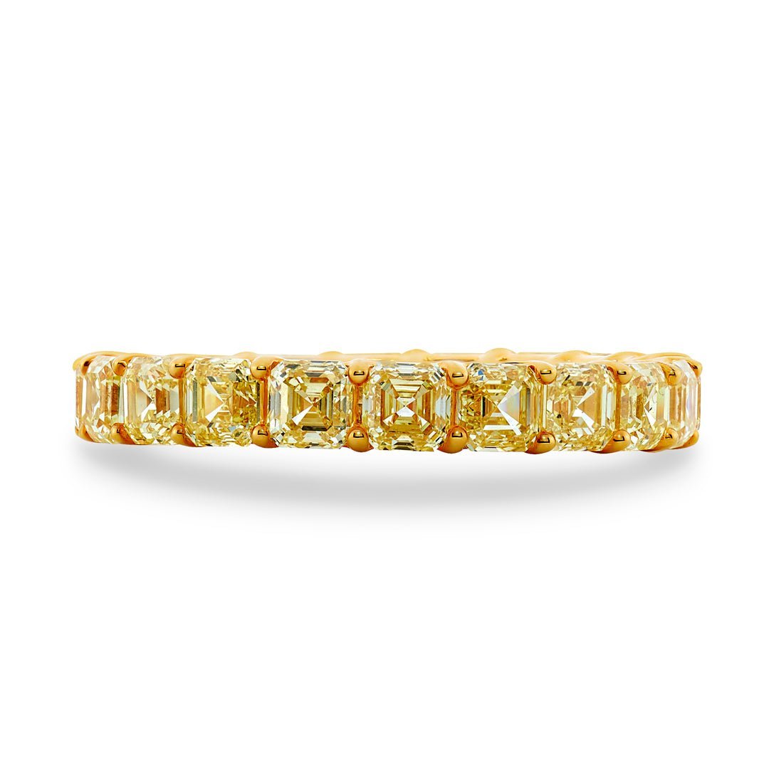 Fancy Vivid Yellow Diamond Eternity Band - Dracakis Jewellers Fancy Vivid Yellow Diamond Eternity Band - Dracakis Jewellers