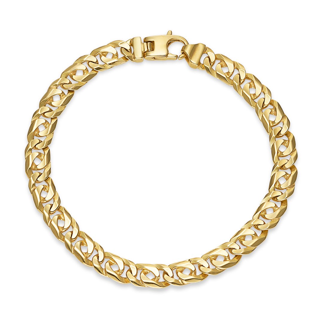 Gold Fish Eye Link Bracelet - Dracakis Jewellers Gold Fish Eye Link Bracelet - Dracakis Jewellers