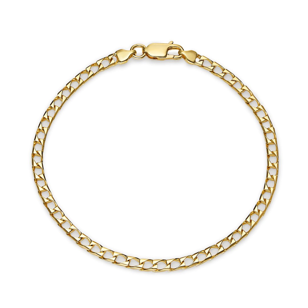 Gold Open Curb Link Bracelet - Dracakis Jewellers Gold Open Curb Link Bracelet - Dracakis Jewellers