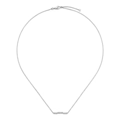 Gucci Link to Love White Gold Necklace with Diamonds - Dracakis Jewellers