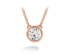 Hearts On Fire Classic Bezel Solitaire Pendant - Dracakis Jewellers