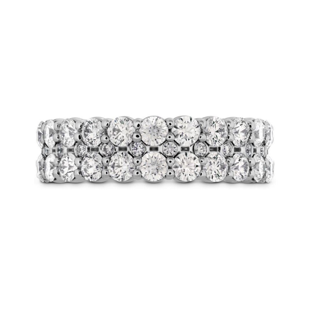 Hearts On Fire Classic Double Row Diamond Dress Ring - Dracakis Jewellers Hearts On Fire Classic Double Row Diamond Dress Ring - Dracakis Jewellers