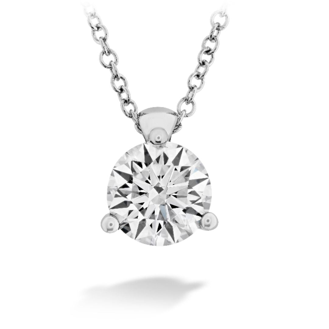 Hearts On Fire Signature Three Prong Diamond Pendant - Dracakis Jewellers Hearts On Fire Signature Three Prong Diamond Pendant - Dracakis Jewellers
