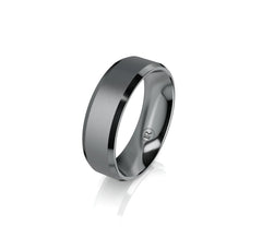 Infinity Tantalum Mens Wedding Ring