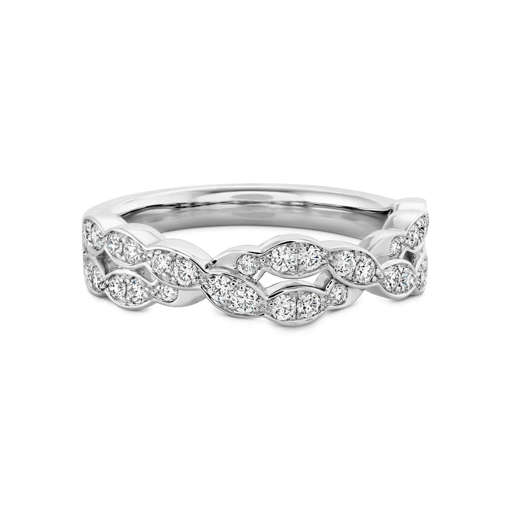 Lorelei Floral DoubleTwisted Diamond Ring - Dracakis Jewellers Lorelei Floral DoubleTwisted Diamond Ring - Dracakis Jewellers