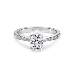Oval Cut Engagement Ring - Dracakis Jewellers