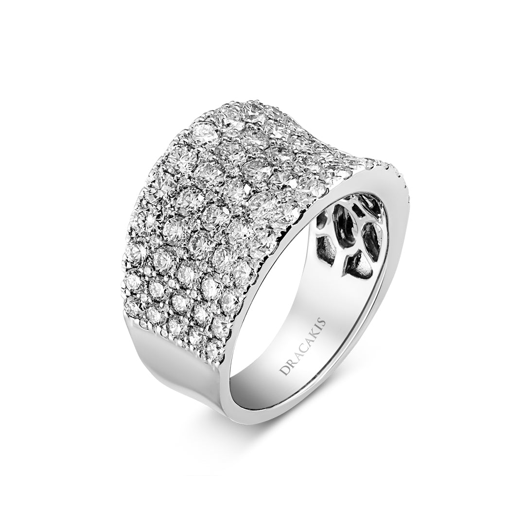 Pave Diamond Cocktail Ring - Dracakis Jewellers Pave Diamond Cocktail Ring - Dracakis Jewellers