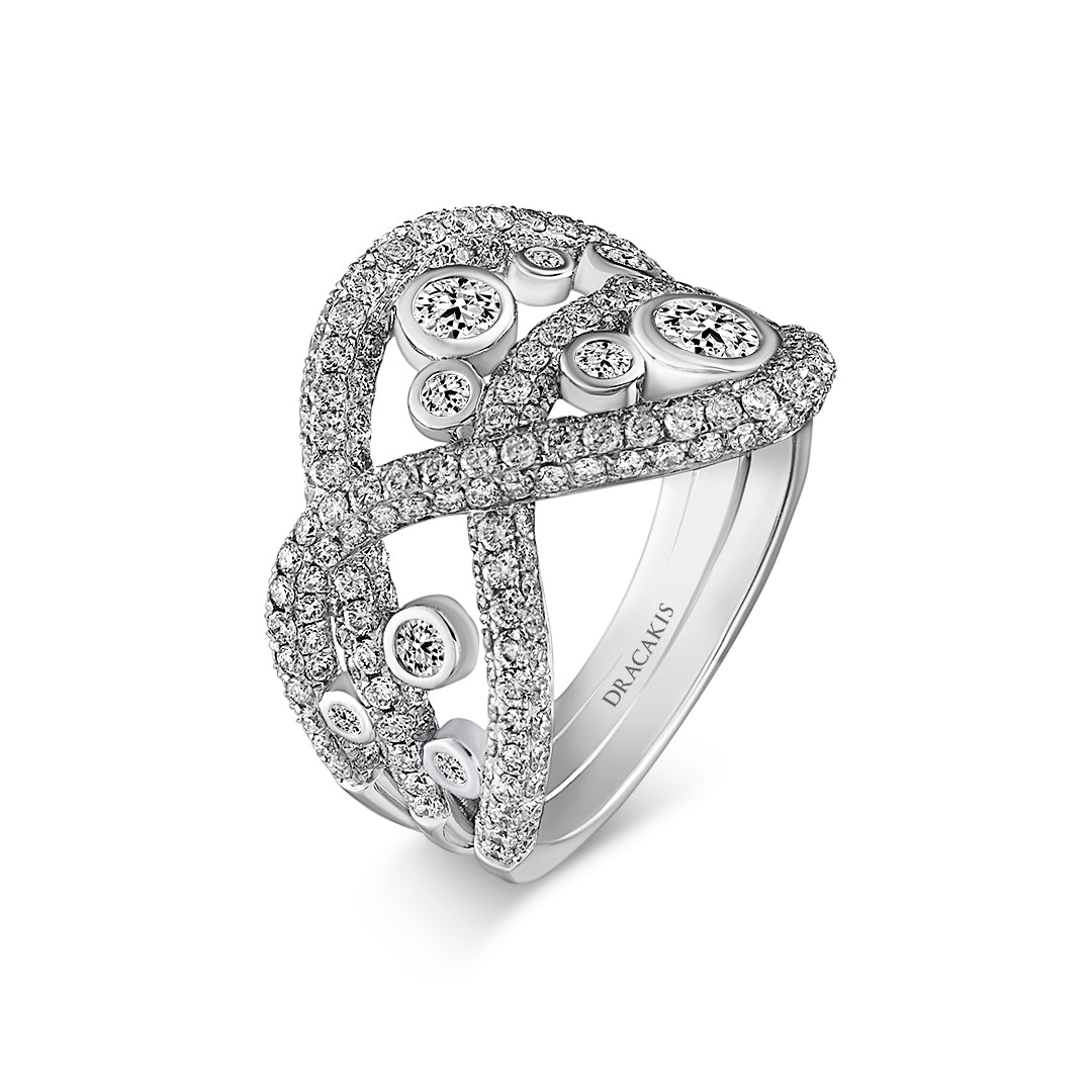 Pave Diamond Cocktail Ring - Dracakis Jewellers Pave Diamond Cocktail Ring - Dracakis Jewellers
