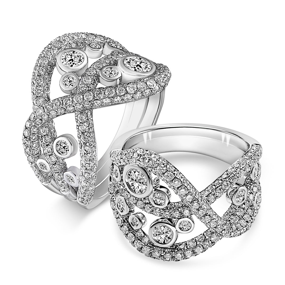 Pave Diamond Cocktail Ring - Dracakis Jewellers Pave Diamond Cocktail Ring - Dracakis Jewellers
