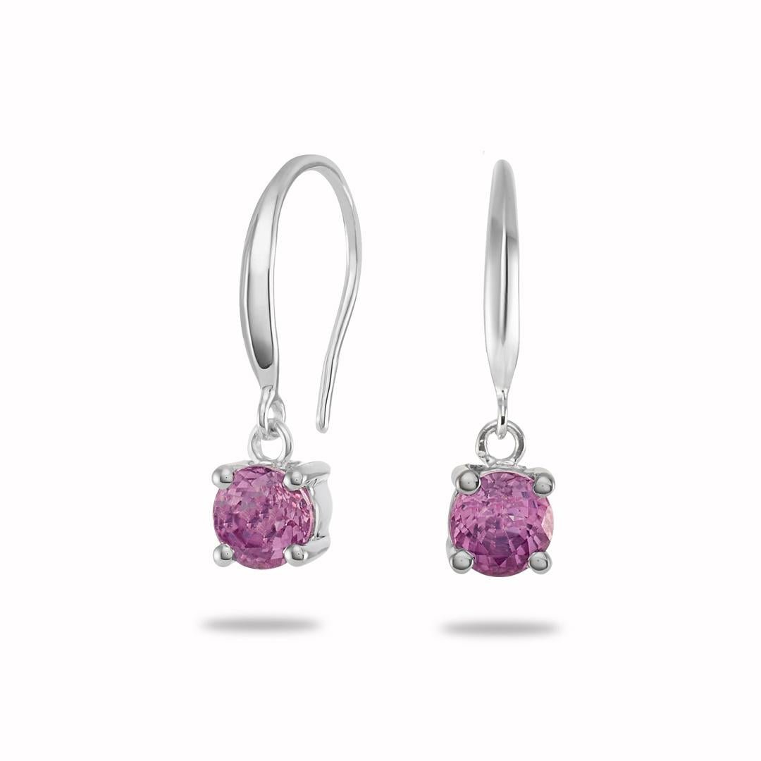 Pink Sapphire Earrings (9ct) - Dracakis Jewellers Pink Sapphire Earrings (9ct) - Dracakis Jewellers