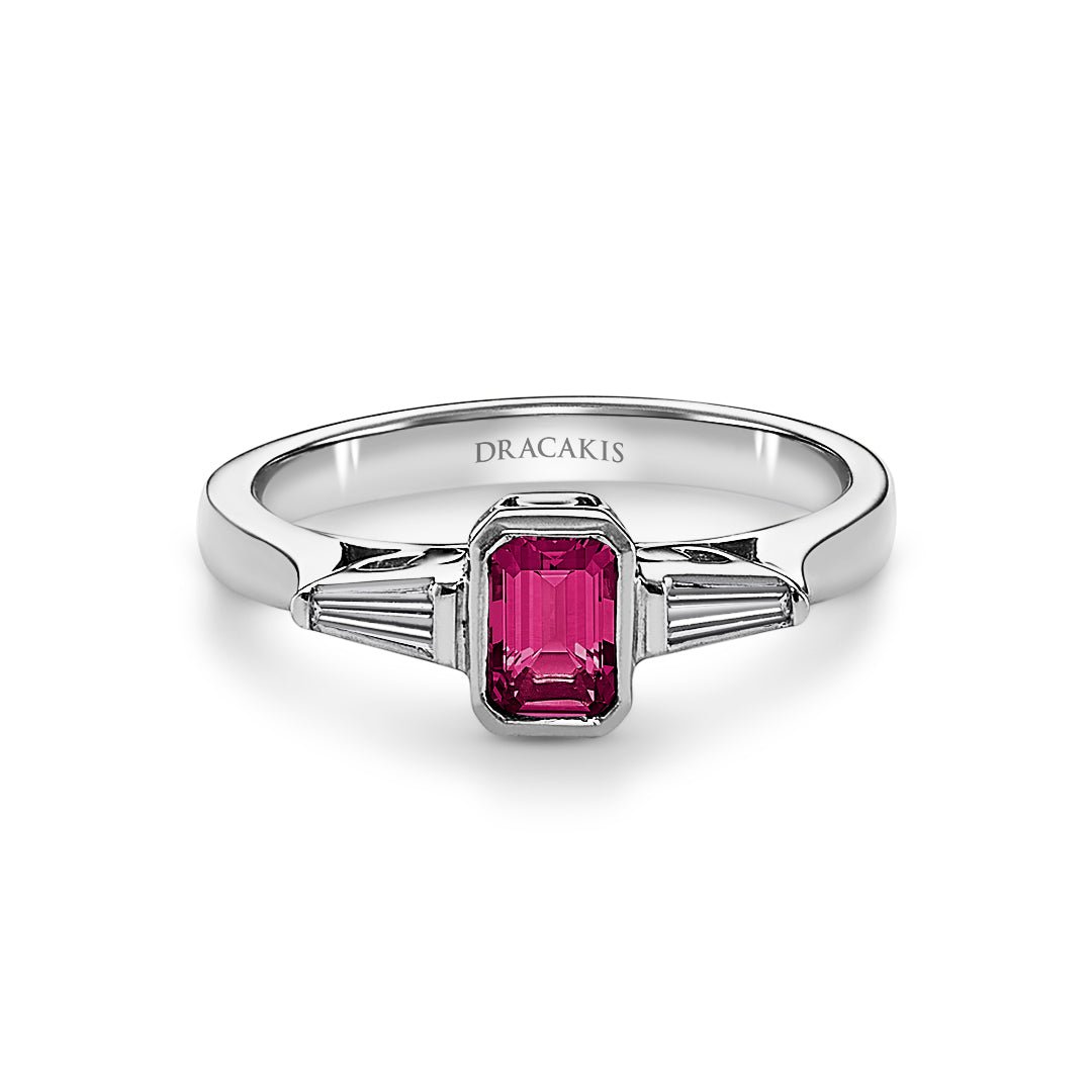 Pink Spinel & Diamond Ring - Dracakis Jewellers Pink Spinel & Diamond Ring - Dracakis Jewellers