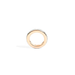 Iconica Rose Gold Pave Diamond Ring - Dracakis Jewellers