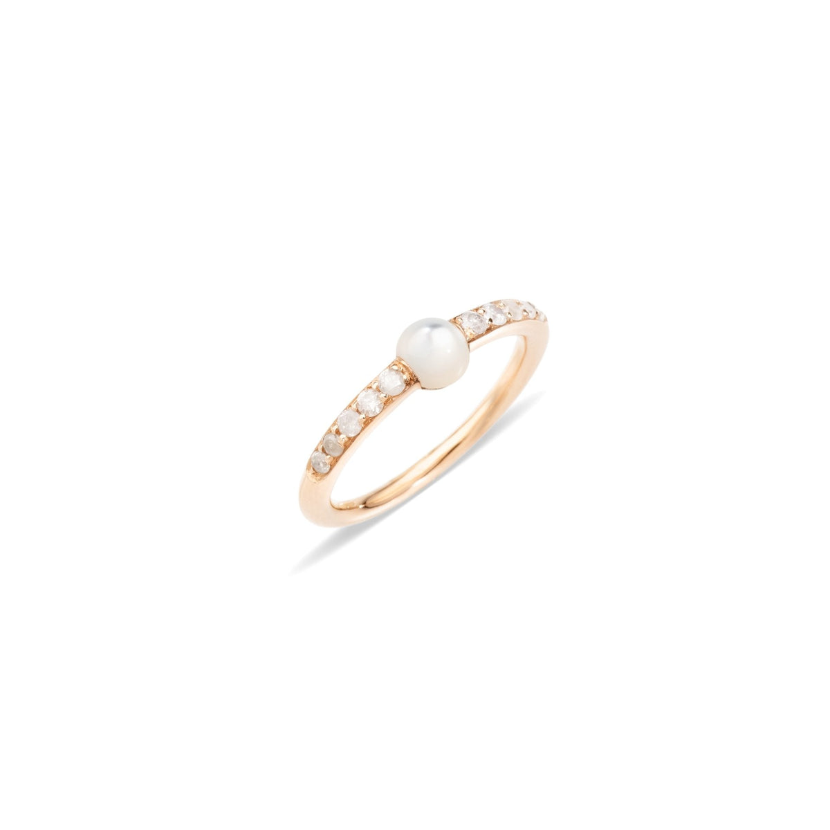 M'ama non M'ama Pearl & Diamond Ring - Dracakis Jewellers