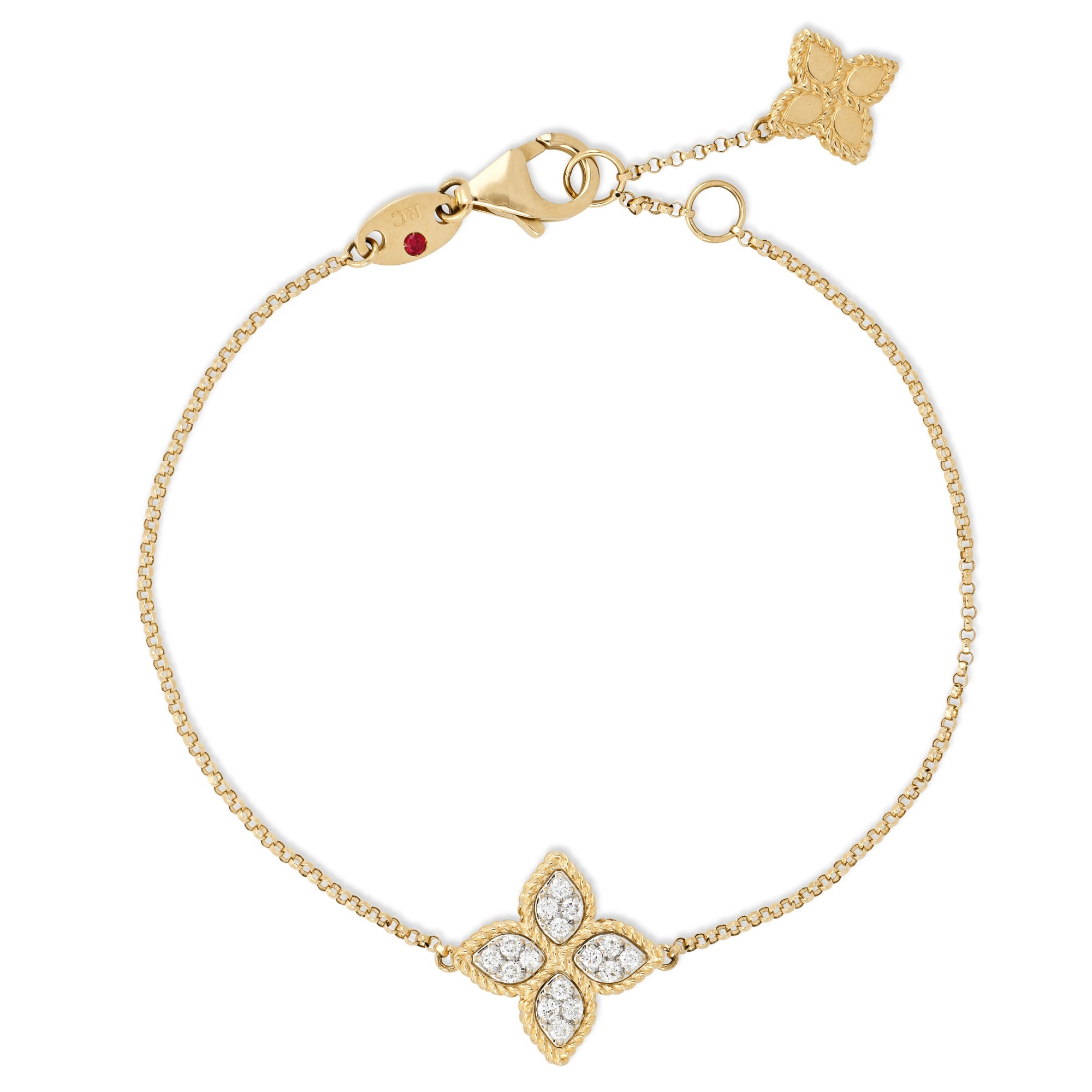 Princess Flower Bracelet with Diamonds - Dracakis Jewellers Princess Flower Bracelet with Diamonds - Dracakis Jewellers