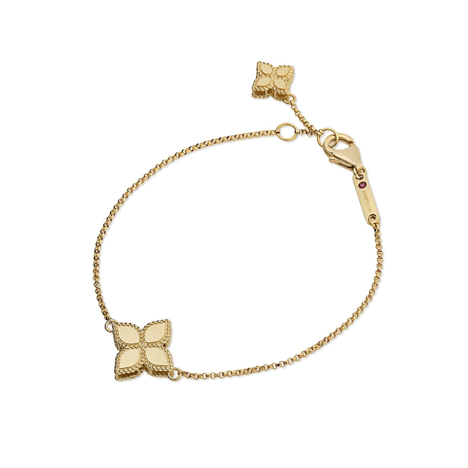 Princess Flower Yellow Gold Bracelet - Dracakis Jewellers Princess Flower Yellow Gold Bracelet - Dracakis Jewellers