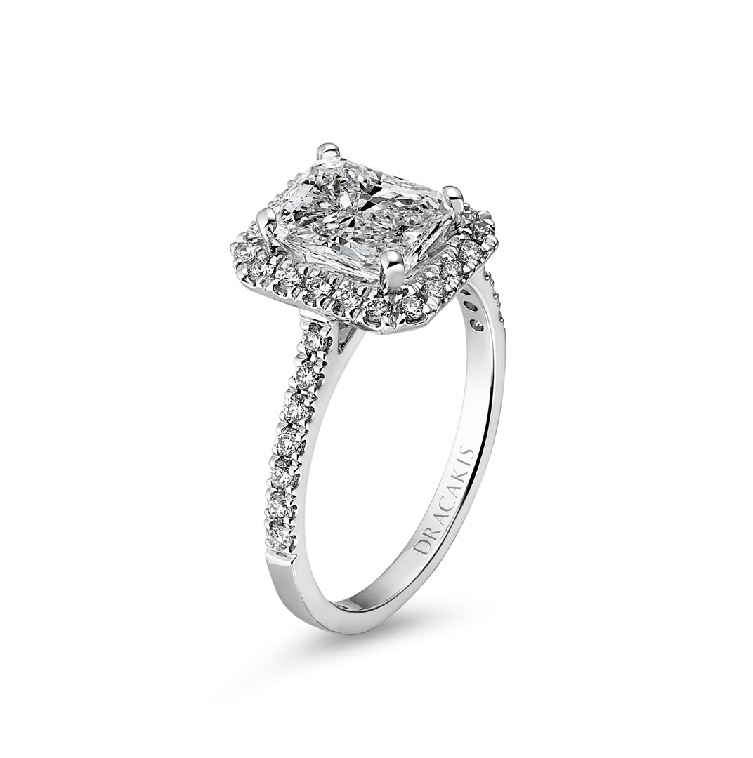 Radiant Cut Diamond Engagement Ring - Dracakis Jewellers