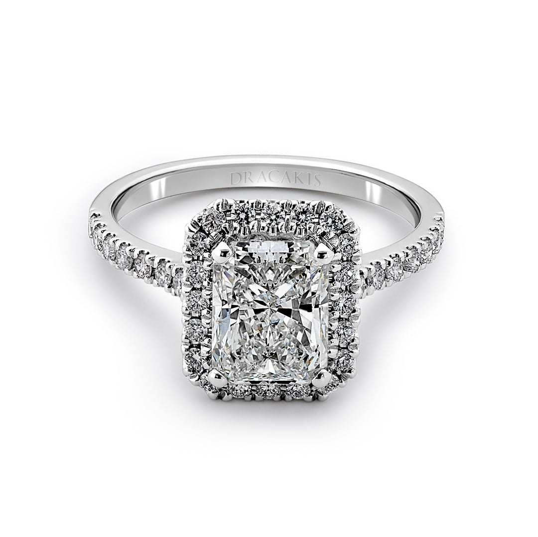 Radiant Cut Diamond Engagement Ring - Dracakis Jewellers