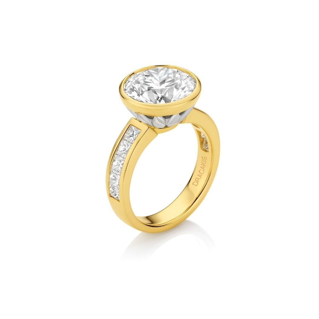 Brilliant Cut Diamond Engagement Ring - Dracakis Jewellers Brilliant Cut Diamond Engagement Ring - Dracakis Jewellers