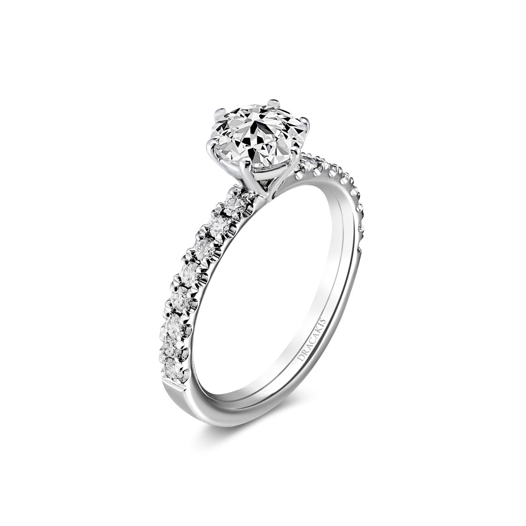 Brilliant Cut Diamond Engagement Ring - Dracakis Jewellers Brilliant Cut Diamond Engagement Ring - Dracakis Jewellers