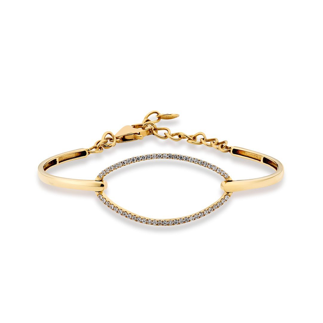 Brilliant Cut Diamond Bangle - Dracakis Jewellers Brilliant Cut Diamond Bangle - Dracakis Jewellers