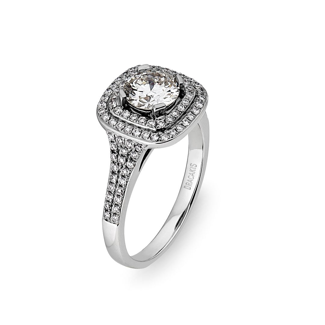 Brilliant Cut Diamond Engagement Ring - Dracakis Jewellers Brilliant Cut Diamond Engagement Ring - Dracakis Jewellers