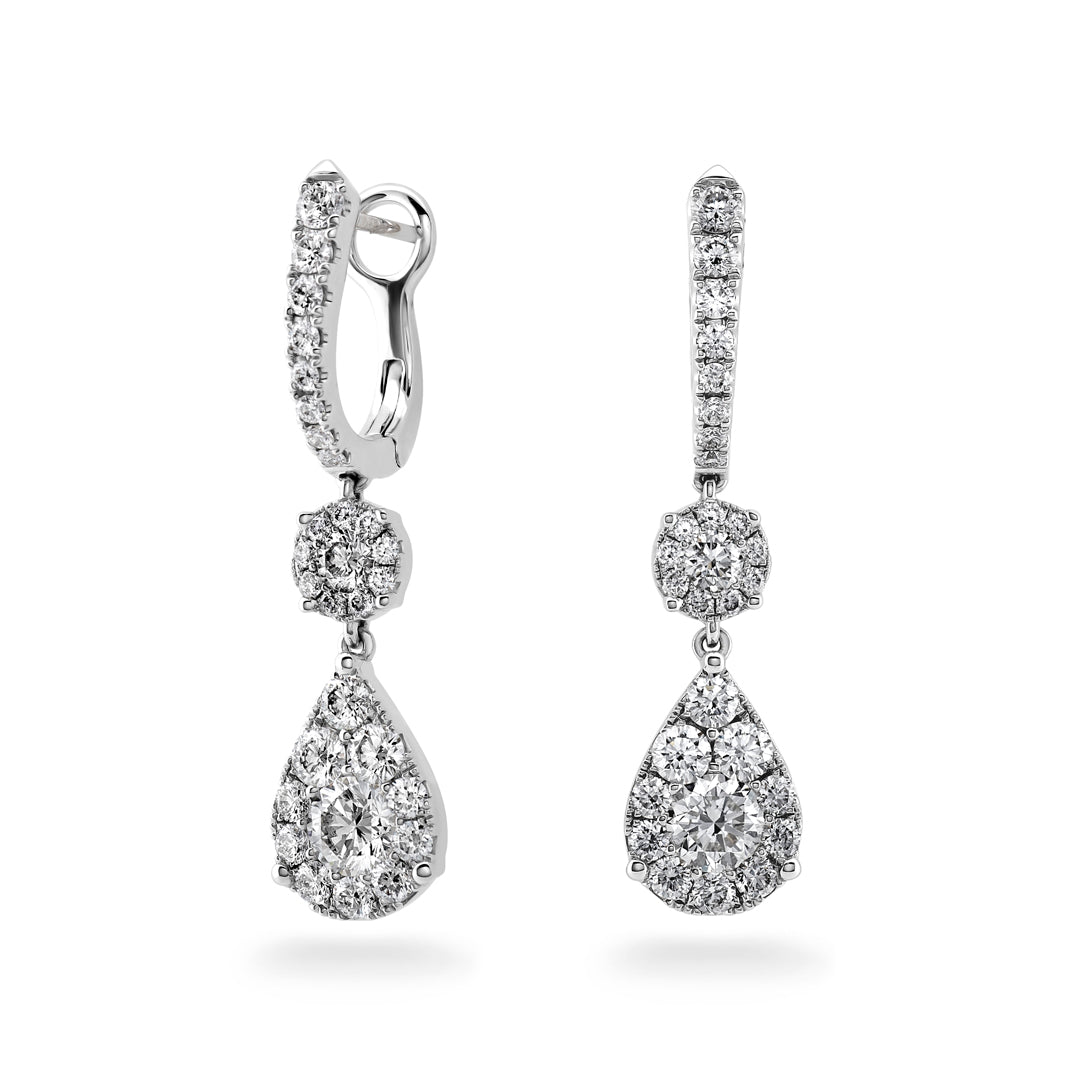 Brilliant Cut Diamond Earrings - Dracakis Jewellers Brilliant Cut Diamond Earrings - Dracakis Jewellers