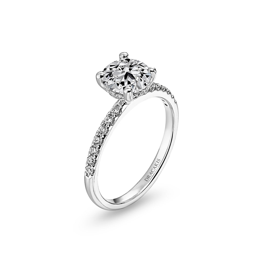 Brilliant Cut Diamond Engagement Ring - Dracakis Jewellers Brilliant Cut Diamond Engagement Ring - Dracakis Jewellers