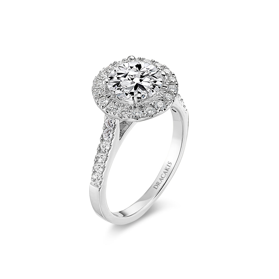 Brilliant Cut Diamond Engagement Ring - Dracakis Jewellers Brilliant Cut Diamond Engagement Ring - Dracakis Jewellers