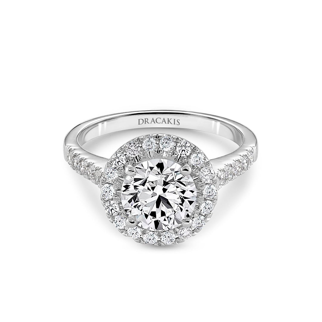 Brilliant Cut Diamond Engagement Ring - Dracakis Jewellers Brilliant Cut Diamond Engagement Ring - Dracakis Jewellers