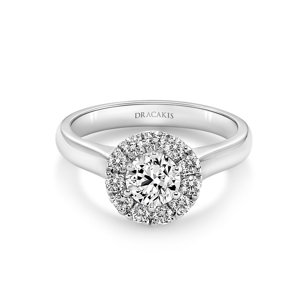 Brilliant Cut Diamond Engagement Ring - Dracakis Jewellers Brilliant Cut Diamond Engagement Ring - Dracakis Jewellers