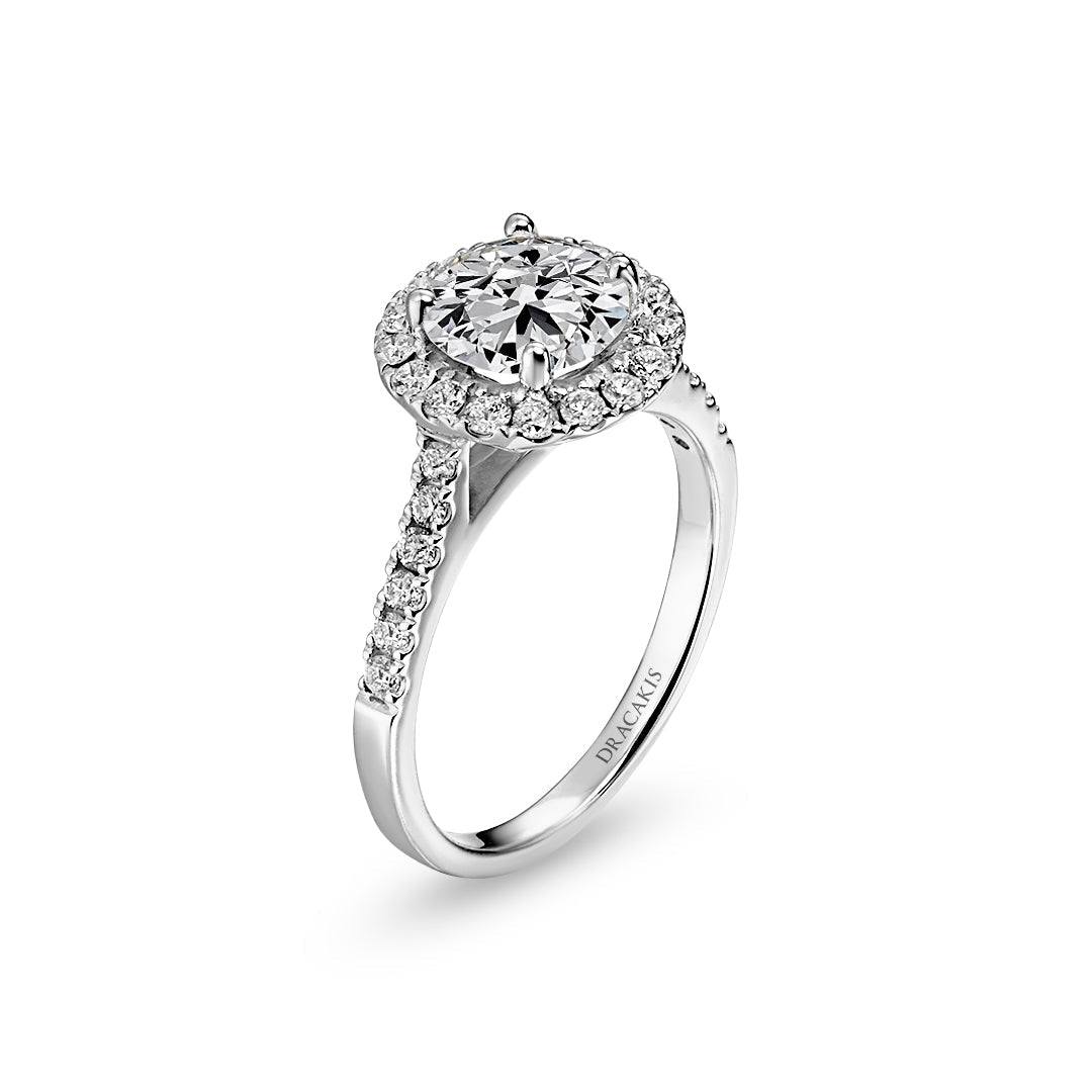 Brilliant Cut Diamond Engagement Ring - Dracakis Jewellers Brilliant Cut Diamond Engagement Ring - Dracakis Jewellers