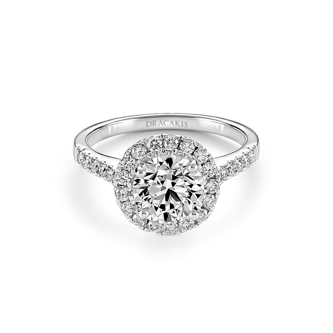 Brilliant Cut Diamond Engagement Ring - Dracakis Jewellers Brilliant Cut Diamond Engagement Ring - Dracakis Jewellers